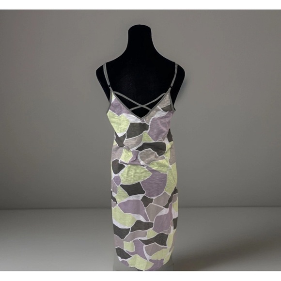 Mountain Hardwear Dress Womens Sz M Green Gray Boulders Pockets Travel Outdoors - Picture 3 of 7